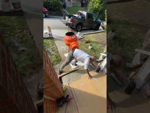 Pouring Concrete 2 | Residential Renovation by JVE Capital #residentialrenovation   #timelapse