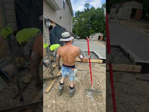 Pouring Concrete 3 | Residential Renovation by JVE Capital #residentialrenovation   #timelapse